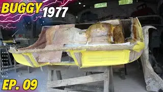 Buggy 1977 - Restauração/ Iniciamos a recuperação da fibra  - EP. 09