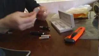 100mW 532nm High Power Fixed Focus Green Laser Pointer Pen unboxing