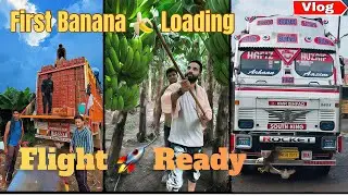 First Banana 🍌 Loading Start || Flight Ready Kashmir Valley Ke Leya 🚀🦅|| Vlog @Kmrishfaq 