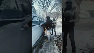 US citizen get detained by ICE, also fire arm was stolen. #ice
