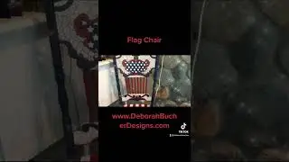 Let&rsquo;s Paint A Patriotic Flag Chair