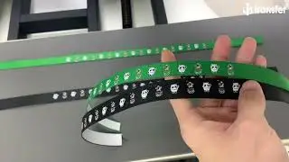 i-Transfer DTF Printing PET Film printing heat transfer on Lanyard Parts