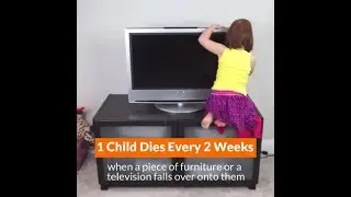 Preventing TV And Furniture Tip Over Tragedies | The Baby Lodge