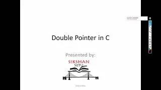 Double Pointer in C