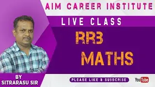 RRB MATHS by R.Sitrarasu Railway Station Master Madurai