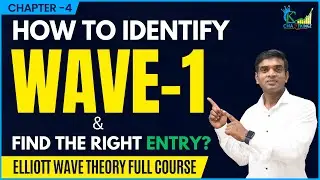 How to identify Elliott Wave 1 | Elliott Wave Theory Full Course in Hindi - Chapter 4 | Chartkingz