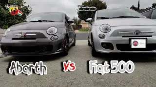 Abarth Fiat 500 vs Fiat 500