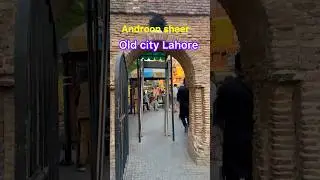 One of the oldest and most iconic streets in Lahore is the #oldstreet #travel #city #lahore #bulid
