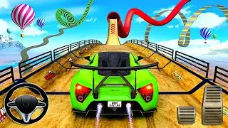 Lamborghini Impossible Stunt Car Tracks 3D  - car game - car race game - car game 2021 - video game