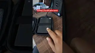 SeaGate 2TB HDD Write Speed in real time #shorts #ytshorts #seagate #harddisk #hddspeedtest