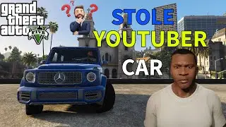 WHAT HAPPEND WHEN FRANKLIN  STOLE YOUTUBER CAR |GTA 5|