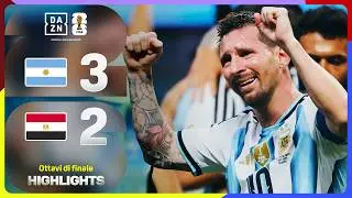 MESSI da GOAT, ma che RIMONTA PERFETTA | Argentina-Egitto 3-2 | FIFA World Cup | DAZN Highlights
