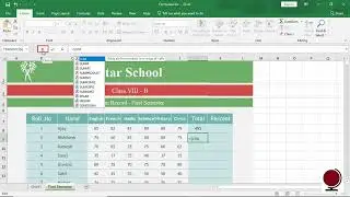 MS Excel-Formulas Tab-Using Basic Formulas Total & Percent in English
