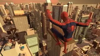 Spider-Man Swinging 360 VR 3D - POV of Spider-Man swinging through NYC