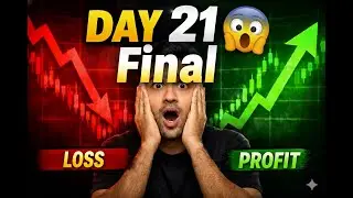 Day-21 Part-2 Stock Market Challenge📊|FinalTrade😱|Real Result #day21 #stockmarket #tradingchallenge