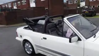 Ford escort mk3 SE Cabriolet roof