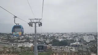 #Agadir تجربة تيليفريك بالنهار رمضان انا وابنة اخي الصغيرة