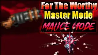 Terraria Supreme Buffed Quad Barrel Shotgun vs For The Worthy Calamity Mod Malice Mode Boss Rush