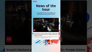 Breaking News: Karachi blackout protest chokes city traffic: Punjab Colony residents block #karachi