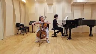 G. Valentini Cello Sonata in E Major 1st and 5th mov.