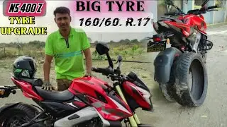 Pulsar NS 400 tyre upgrade | stability issue and better performance