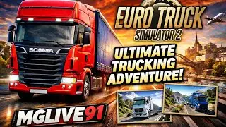 🔴 LIVE  EURO TRUCK SIMULATOR ETS 2 TRUCK SIMULATION GAME #ets2 #rts1.58     ⁨@mglive91
