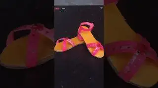 Paper sandal 👡 | #craft #art #paperart #papercraft #diy #shortsyoutube