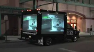 fuji video billboard truck