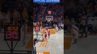 Jonas Aidoo misses both FTs and Vol Fans let him hear it!