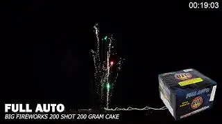 Full Auto 200g Cake - Big Fireworks - Demonstration