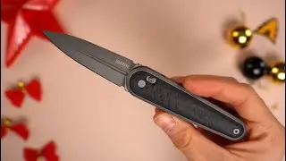 Нож SRM Twin gray Ti-coat сталь N690 рукоять Carbon Fiber/G10/Aluminium (251MB-GB)