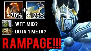 NEW META Battle Fury Sven Mid +245% Cleave DMG Epic RAMPAGE Dota 1 Team Wipe Build Imba WTF Dota 2