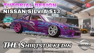(TUTORIAL DESIGN) NISSAN SILVIA S13 (STYLE+SHIRTSTUCKEDIN) Car Parking Multiplayer 2 🔥