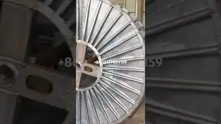 Corrugated steel cable reel for wire #reel #spool #bobbin