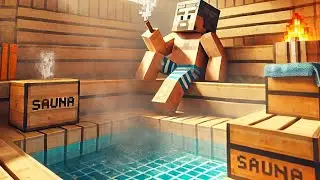 Como fazer uma sauna no Minecraft