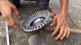 MATA MESIN RUMPUT MODEL SIKAT KAWAT (DERUSTING WEEDING WHEEL)
