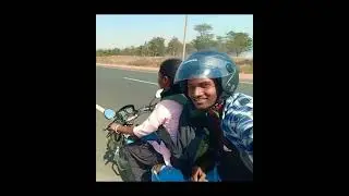 my wife drive bike