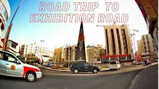 Road Trip to Famous Exhibition Road , Manama #Exhibition Road #Bahrain