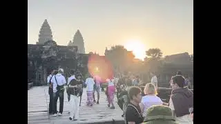 2026年の初日の出をアンコールワットで迎えました。