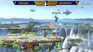 Campus Clash Fall 2023 - JohnSwitch (Palutena) vs Infiknight (Ike) - Winners Quarters
