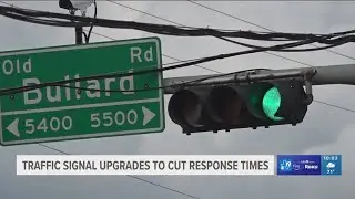 Traffic signal upgrades to help cut firefighters' response times in Tyler