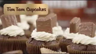 Tim Tam Chewy Caramel Cupcakes