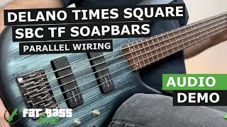 Delano Times Square SBC TF (Parallel Wiring) Soapbar Pickups Demo
