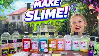 Meu primeiro Slime 😱✨Será que deu certo??? | 1º vídeo do canal!! 
