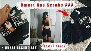 OMG! DOES KMART HAVE SCRUBS NOW? - TRY ON HAUL + Shopping nursing essentials for my work