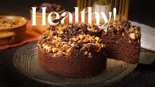 Easy Healthy Date and Walnut Cake at Home