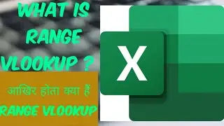 | Ms Excel | Range Vlookup | Vlookup in Excel | Approximate match | Ranjan Computer Classes | Hindi|