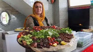 على الحدود العراقية الايرانية  اكو مطاعم كردية عالجبل يسوون بيها مشاوي كلش كلش طيبة!