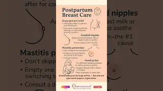 New mom? 🍼 Here&rsquo;s how to care for your breasts postpartum 👇