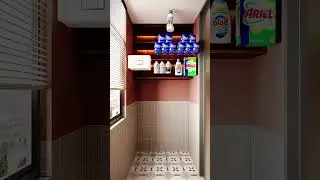 Small Apartment Secret: Stylish & Practical Three-Zone Bathroom Design!💡#RenovationDesign #Bathroom